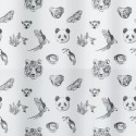 Cortina de ducha PEVA KUAPA 180x200cm  Estampado Animal Spirella