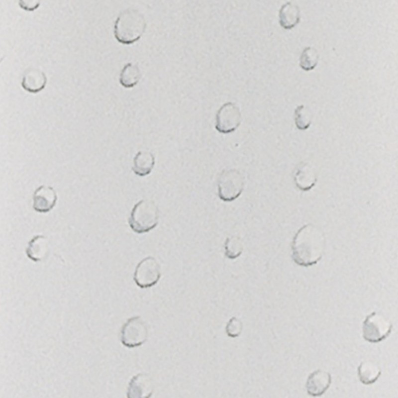 Rideau de douche Polyester WET 240x200cm Blanc effet perlé Spirella