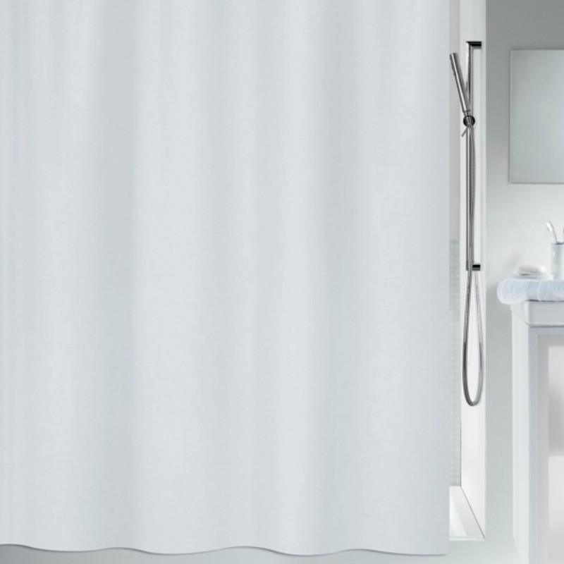 Polyester Shower curtain MAYA 120x200cm White Spirella
