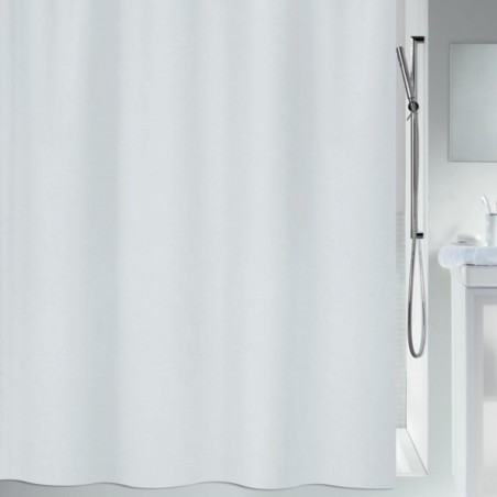 Polyester Shower curtain MAYA 180x200cm White Spirella