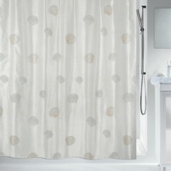 Cortina de ducha de poliéster ATLANTIS 120x200cm Beige Spirella