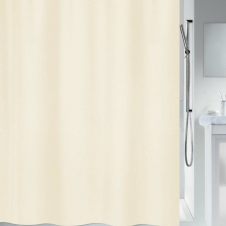 PRIMO Cortina de ducha de poliéster 180x200 cm Beige Spirella