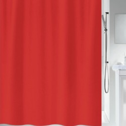 PRIMO Cortina de ducha de poliéster 180x180 cm  roja Spirella