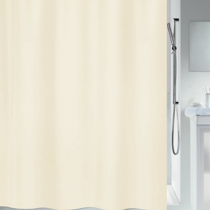 PRIMO Cortina de ducha de poliéster 180x180 cm Beige Spirella