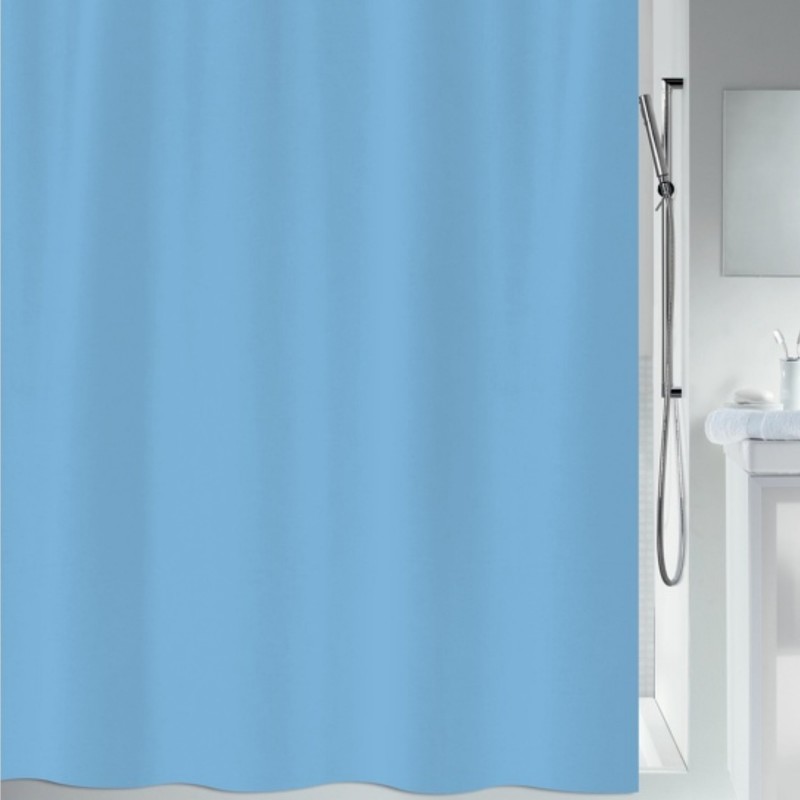 spirella Rideau de douche Polyester PRIMO 120x200cm Bleu Ciel Spirella
