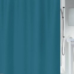 Polyester Shower curtain PRIMO 240x200cm Spirella Blue