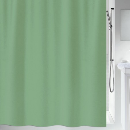 Polyester Shower curtain PRIMO 180x180cm Spirella Green