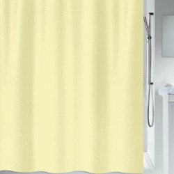 Polyester Shower curtain PRIMO 180x180cm Light Yellow Spirella