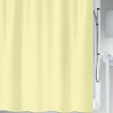 PRIMO Cortina de ducha de poliéster 180x200 cm  amarillo claro Spirella