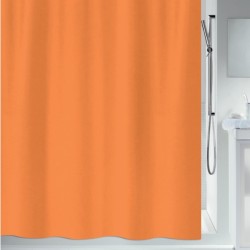 Polyester Shower curtain PRIMO 120x200cm Light Orange Spirella