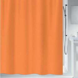 Spirella Rideau de douche Polyester PRIMO 180x180cm Orange Clair