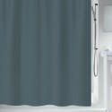 PRIMO Cortina de ducha de poliéster 180x200 cm gris antracita Spirella