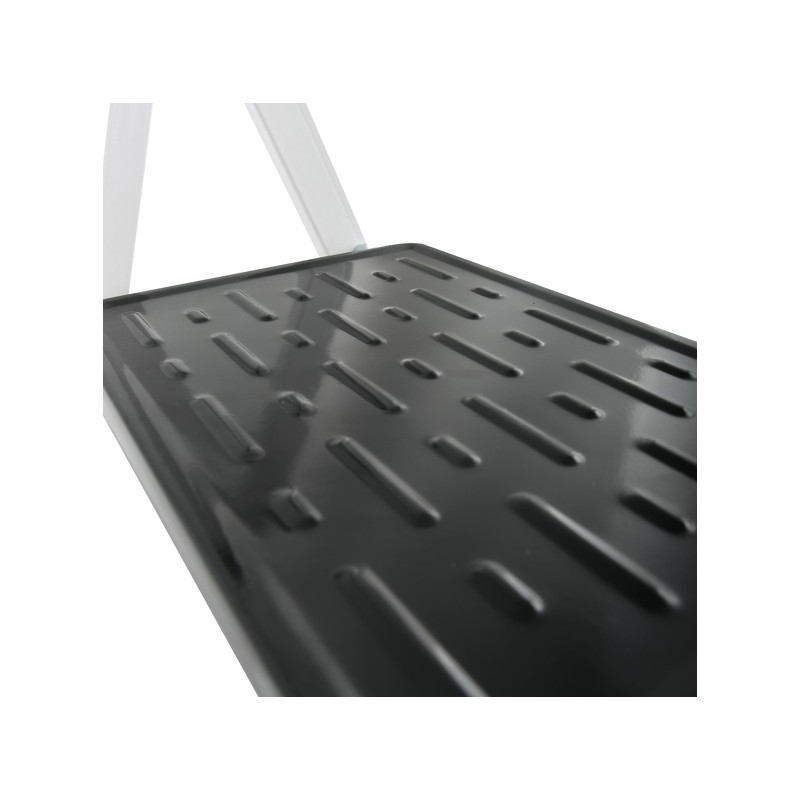 Escabeau 2 Marches pliant en Acier Max 150kg (49x43,5x83,5cm) MSV