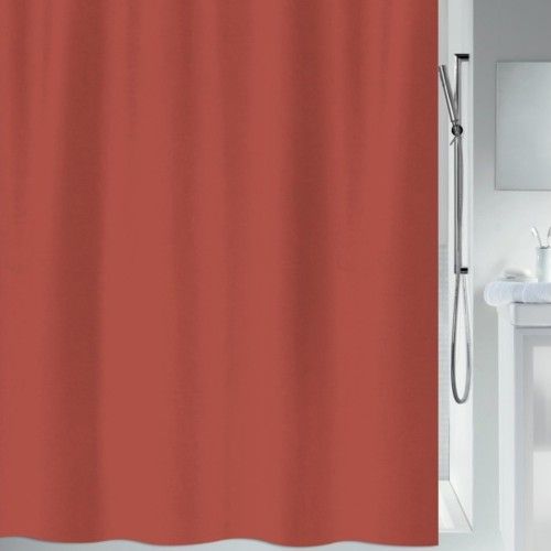 Polyester Shower curtain PRIMO 120x200cm Terracotta Spirella