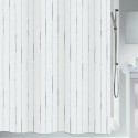 Cortina de ducha Poliéster ALINA 120x200cm Gris  Spirella