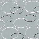 Polyester Shower curtain ANELLO 180x200cm Gray Spirella