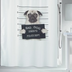 Cortina de ducha Poliéster BAD DOG 180x180cm Spirella