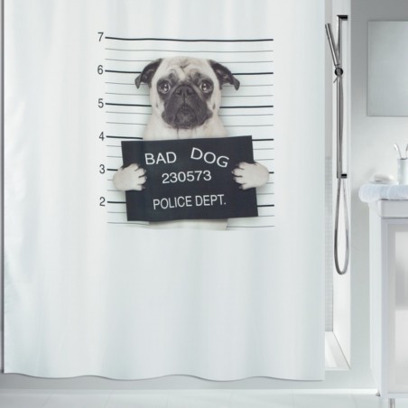 Spirella Duschvorhang BAD DOG Polyester 180x180cm