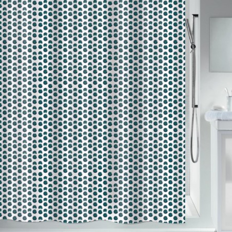 Polyester Shower curtain DEEP FOREST 180x200cm Blue Green Spirella