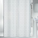 Polyester Shower curtain FILIGRAN 120x200cm White Spirella