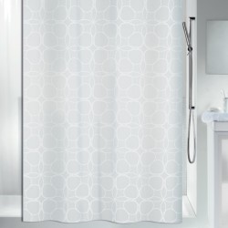 Cortina de ducha Poliéster FILIGRAN 120x200cm Blanco Spirella