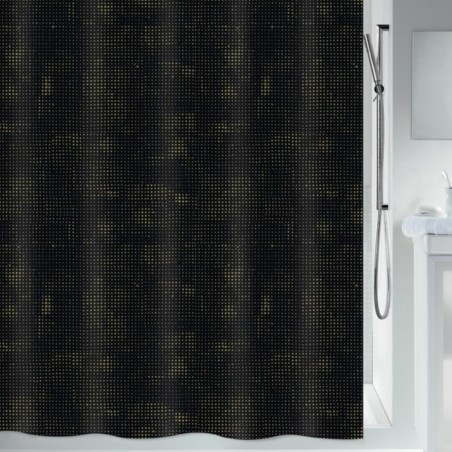 Spirella Duschvorhang GEORGES Polyester 180x200cm Gold