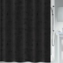 Polyester Shower curtain GEORGES 180x180cm Black Spirella