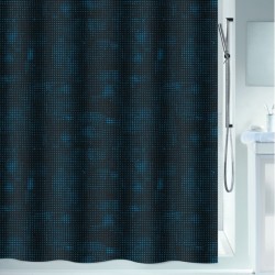 Spirella Shower curtain GEORGES Polyester 180x200cm Petrol
