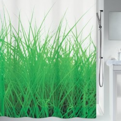 Spirella Duschvorhang GRASS Polyester 180x200cm Grün