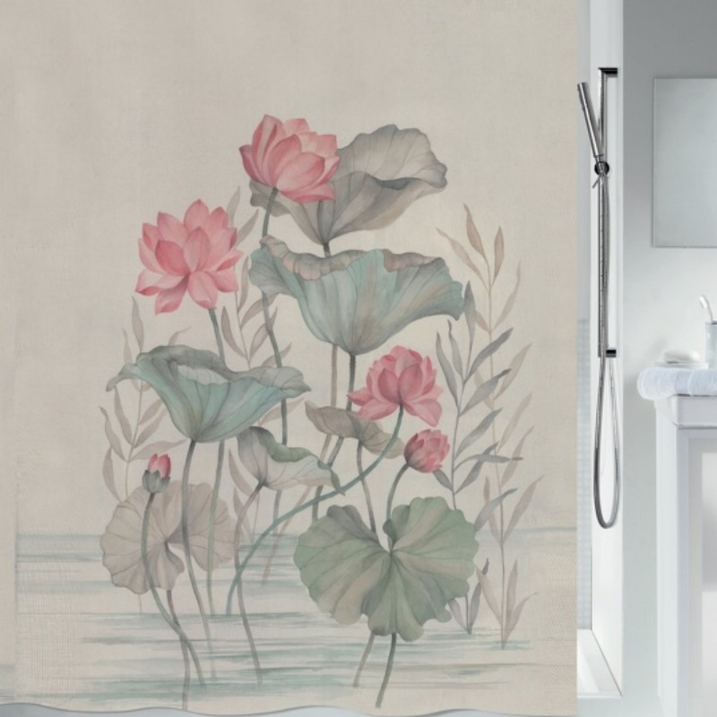 Polyester Shower curtain JAYA 180x200cm Multicolor Spirella