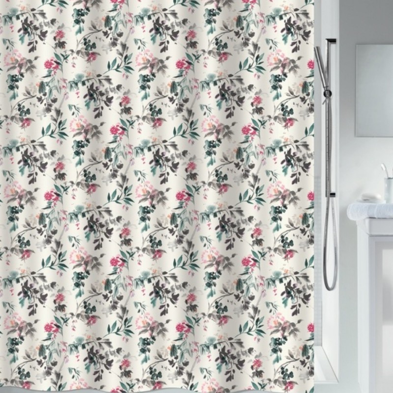 Spirella Duschvorhang Polyester JINZO 180x200cm Mehrfarbig