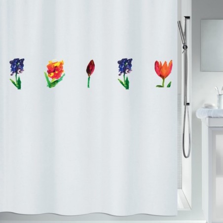 Cortina de ducha Poliéster MANO 240x180cm Multicolor Spirella