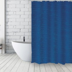 MSV Shower curtain French Polyester 180x200cm MARIANNE Blue