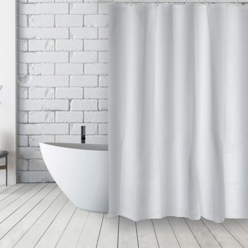 spirella Rideau de douche Français Polyester 180x200cm MARIANNE Blanc MSV