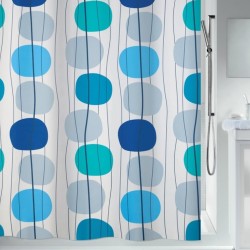 Spirella Shower curtain MOBILE Polyester 180x200cm Blue