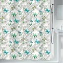 Cortina de ducha Poliéster MARIPOSAS 120x200cm estampado de mariposas Spirella