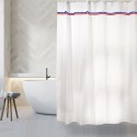 Tenda da doccia francese in poliestere 180x200cm ELEGANCE Beige MSV