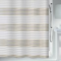 Cortina de ducha Poliéster VERSILIA 180x180cm Beige efecto metalizado Spirella