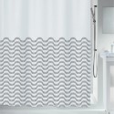 Cortina de ducha Poliéster ONDAS 180x200cm Negro Spirella