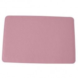 MSV Tapis fond de baignoire Caoutchouc 35x74cm Rose