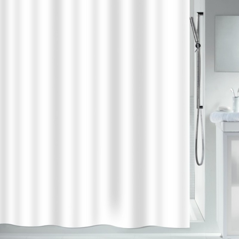 Cortina de ducha Poliéster SECURITAS 180x180cm Blanco Spirella