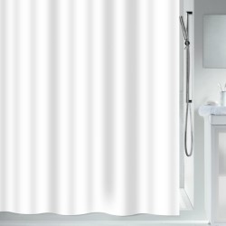 Cortina de ducha Poliéster SECURITAS 180x200cm Blanco Spirella