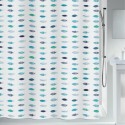 Polyester Shower curtain SANTARINA 180x200cm Blue & White Spirella