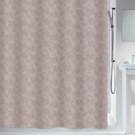 Polyester Shower curtain ROMANCE 180x180cm Pink Sand Spirella