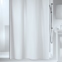RICCO Cortina de ducha de poliéster 180x200cm  blanca Spirella