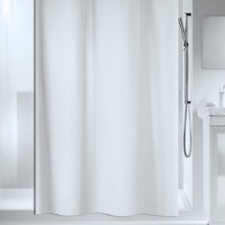 RICCO Polyester Shower curtain 180x200cm White Spirella