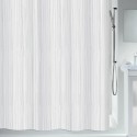 RAYA Cortina de ducha de poliéster 180x200 cm blanca Spirella