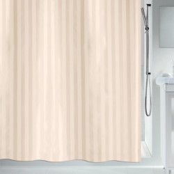 Polyester Shower curtain MAGI 240x180cm Beige Satin Effect Spirella