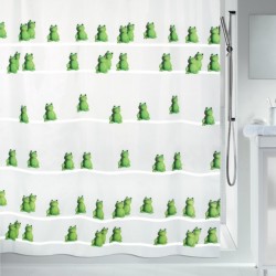 Spirella Duschvorhang QUACK Polyester 180x200cm Grün