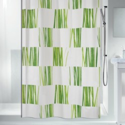 Cortina de ducha de poliéster SEAGRASS 240x180 cm verde Spirella